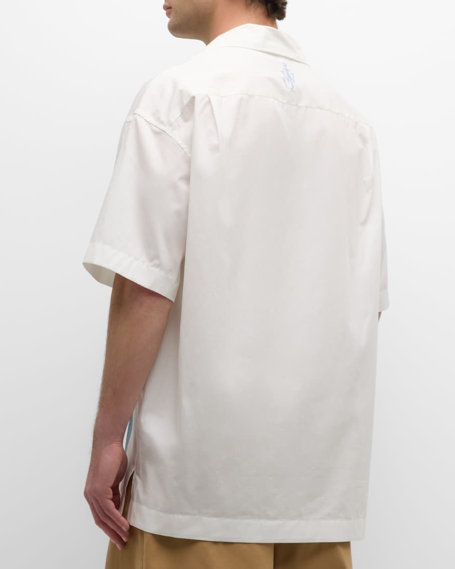 Image 3 of 6: Men's Clay Trompe L'oeil Camp Shirt