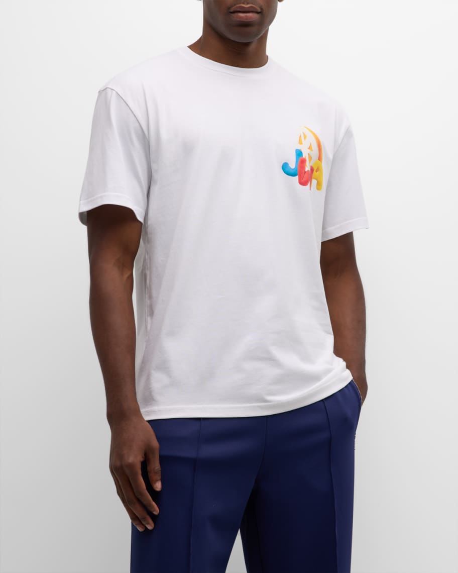 Image 2 of 6: Men's Orange-Print T-Shirt