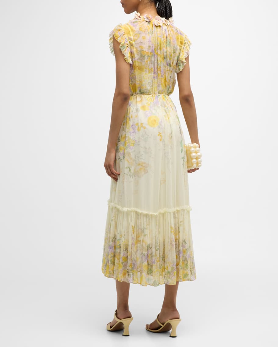 Image 2 of 5: Harmony Flutter Midi Dress