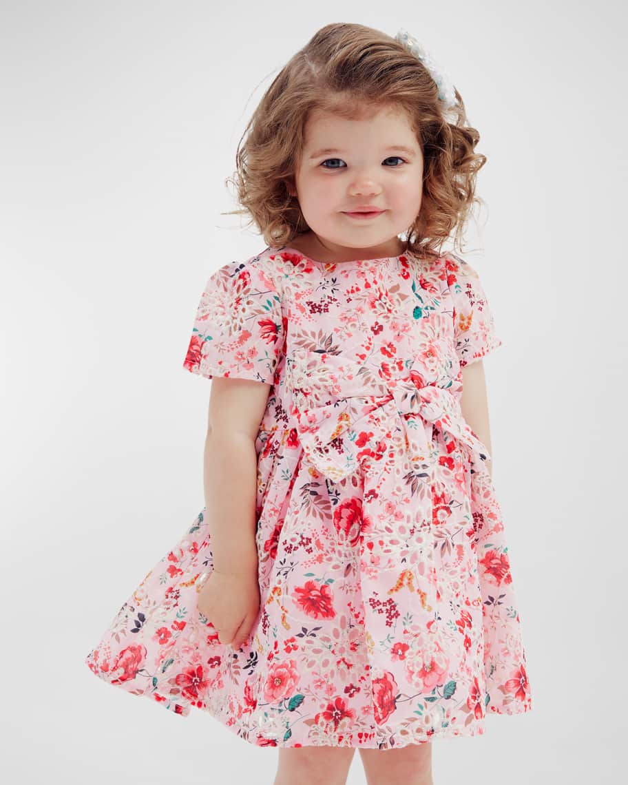 Bardot Junior Girl's Alice Floral-Print Bow Dress, Size 6M-3 | Neiman ...
