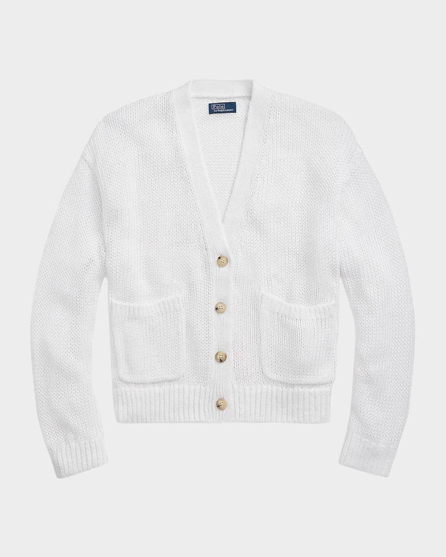 売れ筋商品|||ラルフローレン ニット&セーター レディース アウター LLIC LINEN BLEND RIB KNIT CARDIGAN - Cardigan - mineral gold Metallic Linen-Blend Rib-Knit Cardigan
