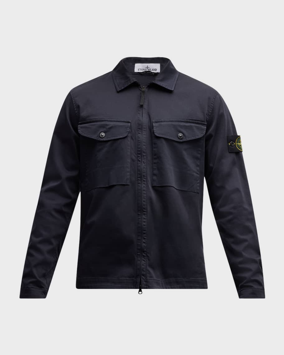 Image 1 of 6: Men's Garment-Dyed Overshirt