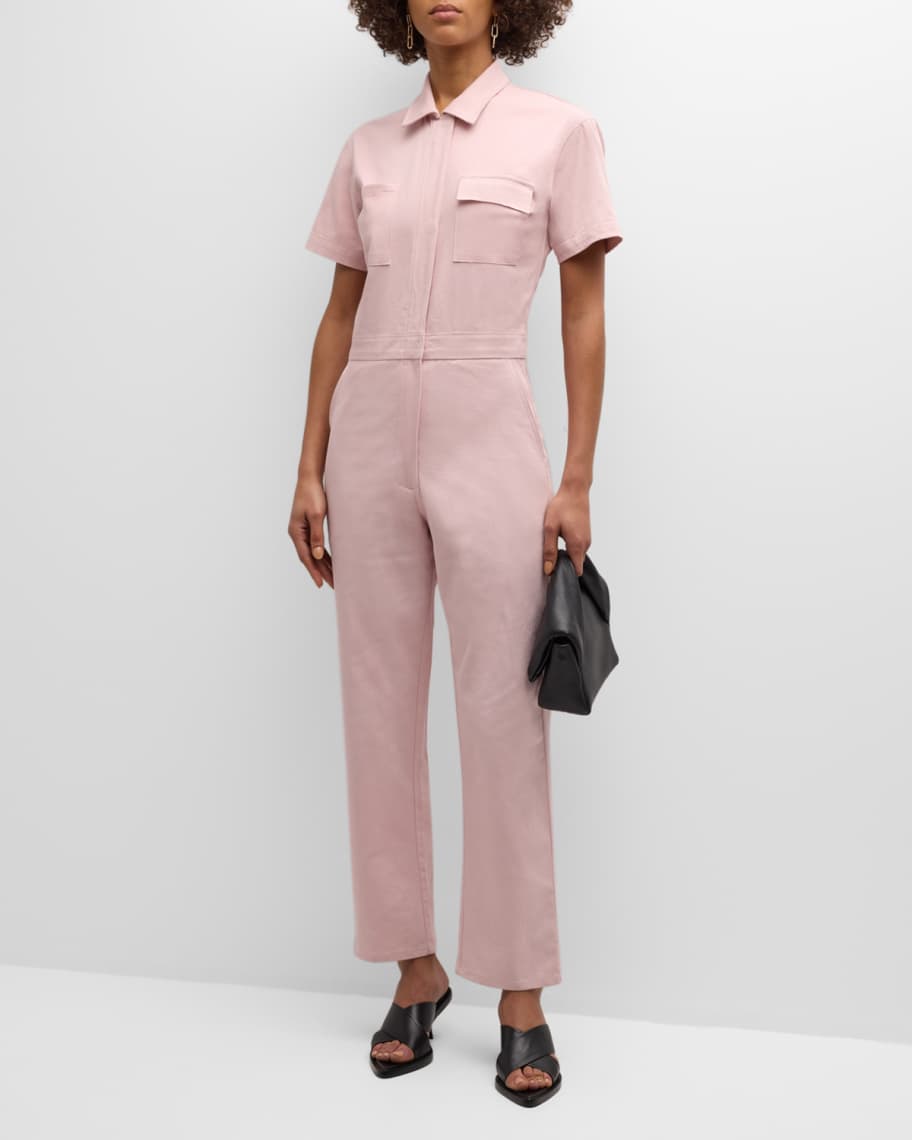 Short Sleeve Utility Jumpsuit