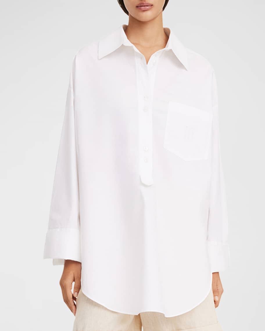 MAYE COTTON SHIRT PURE WHITE main image 1