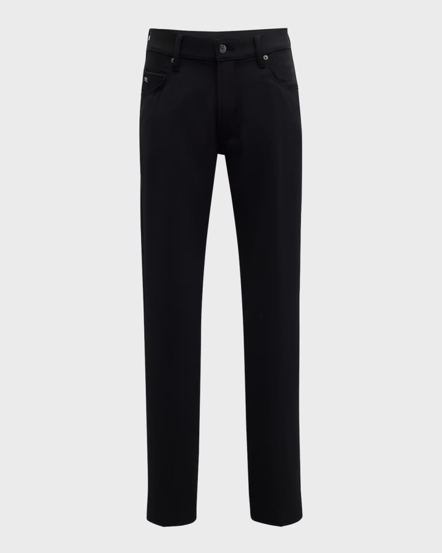 Emporio Armani Men's Textured 5-Pocket Pants | Neiman Marcus