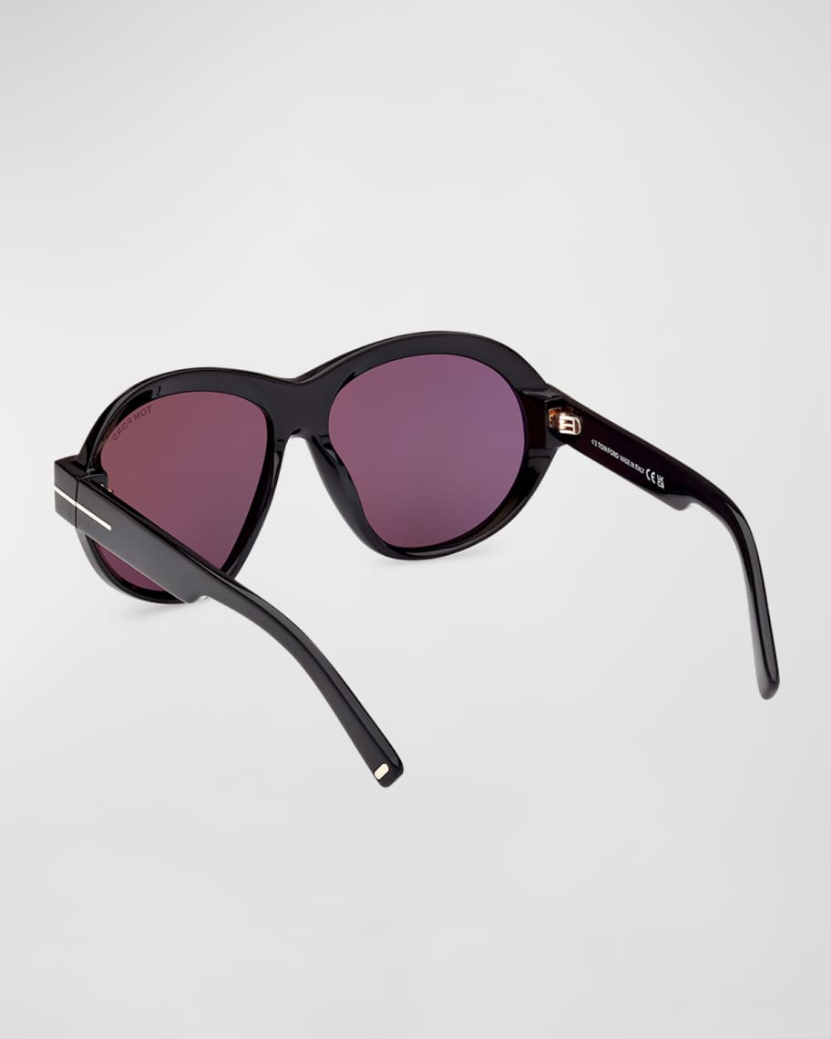 Image 2 of 5: Inger Acetate Round Sunglasses