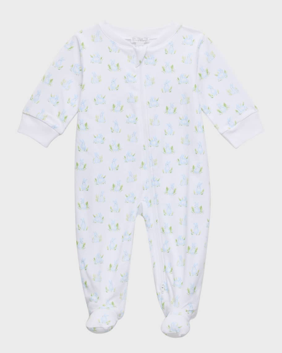 Kissy Kissy Trunk Tales Footie w/ Jacket - White Silver