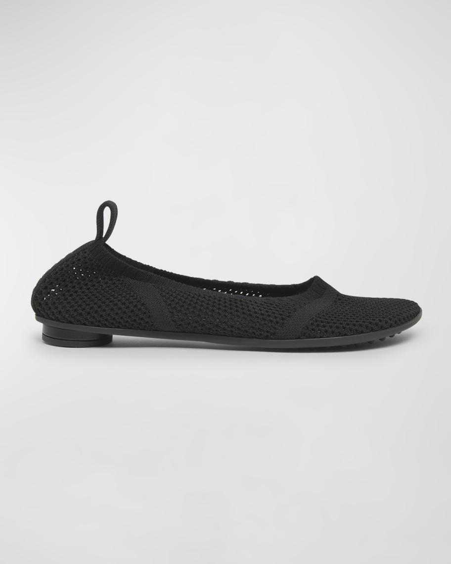 Bottega Veneta Atomic Knit Ballerina Flats | Neiman Marcus