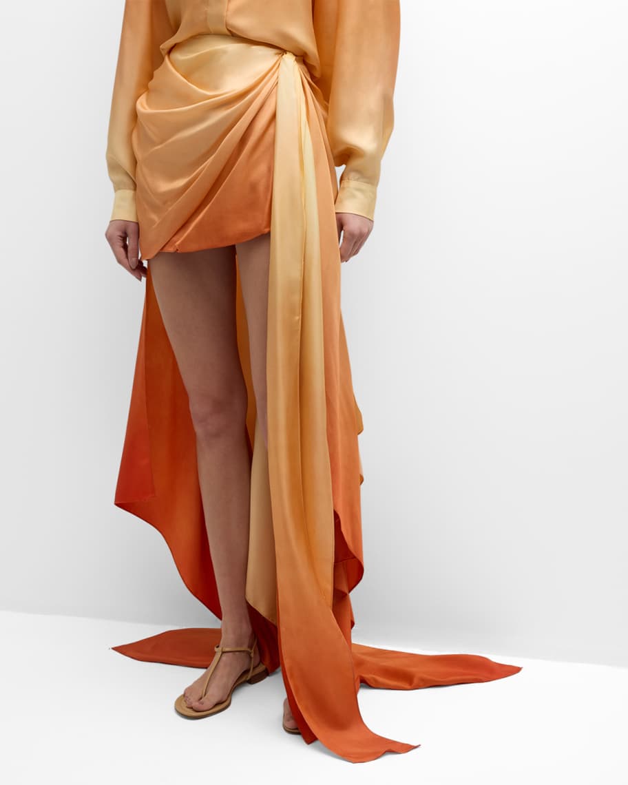 Image 2 of 6: Tranquility Scarf Mini Skirt