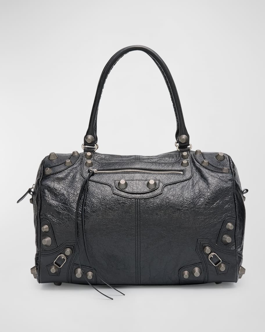 BALENCIAGA Men's Le Cagole Lambskin Duffel Bag バッグ ロゴ nm_4738356_100020_m