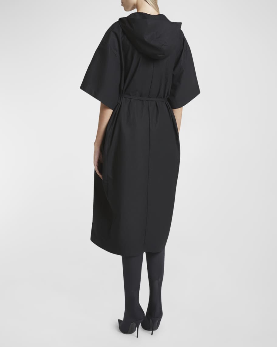 Image 3 of 6: Hooded Oversized Dress