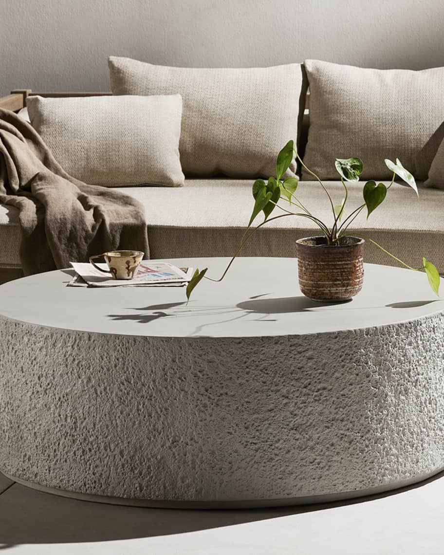 Four Hands Otero Outdoor Round Coffee Table | Neiman Marcus