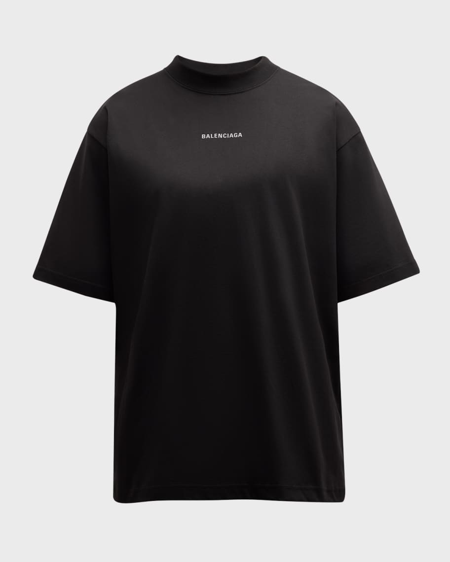 Tシャツ・カットソー BALENCIAGA Men T Shirts 790374 TQVF1 1083 BLACK Balenciaga BALENCIAGA Men T-Shirts 790374 TQVF1 1083 BLACK