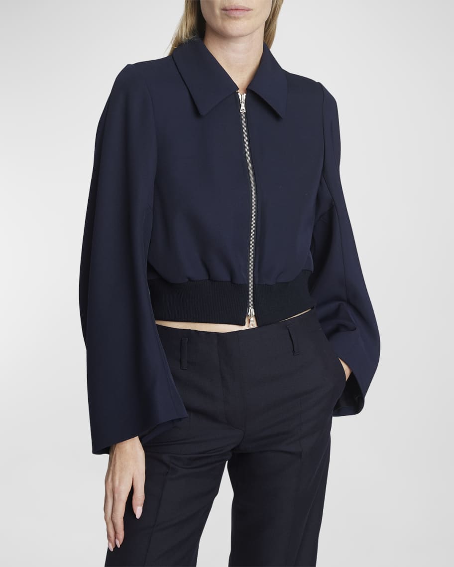 DRIES VAN NOTEN ラメ ダブルジップ ブルゾン Dries Van Noten - Verso Tris M.W Jacket in Dark Brown – SVRN