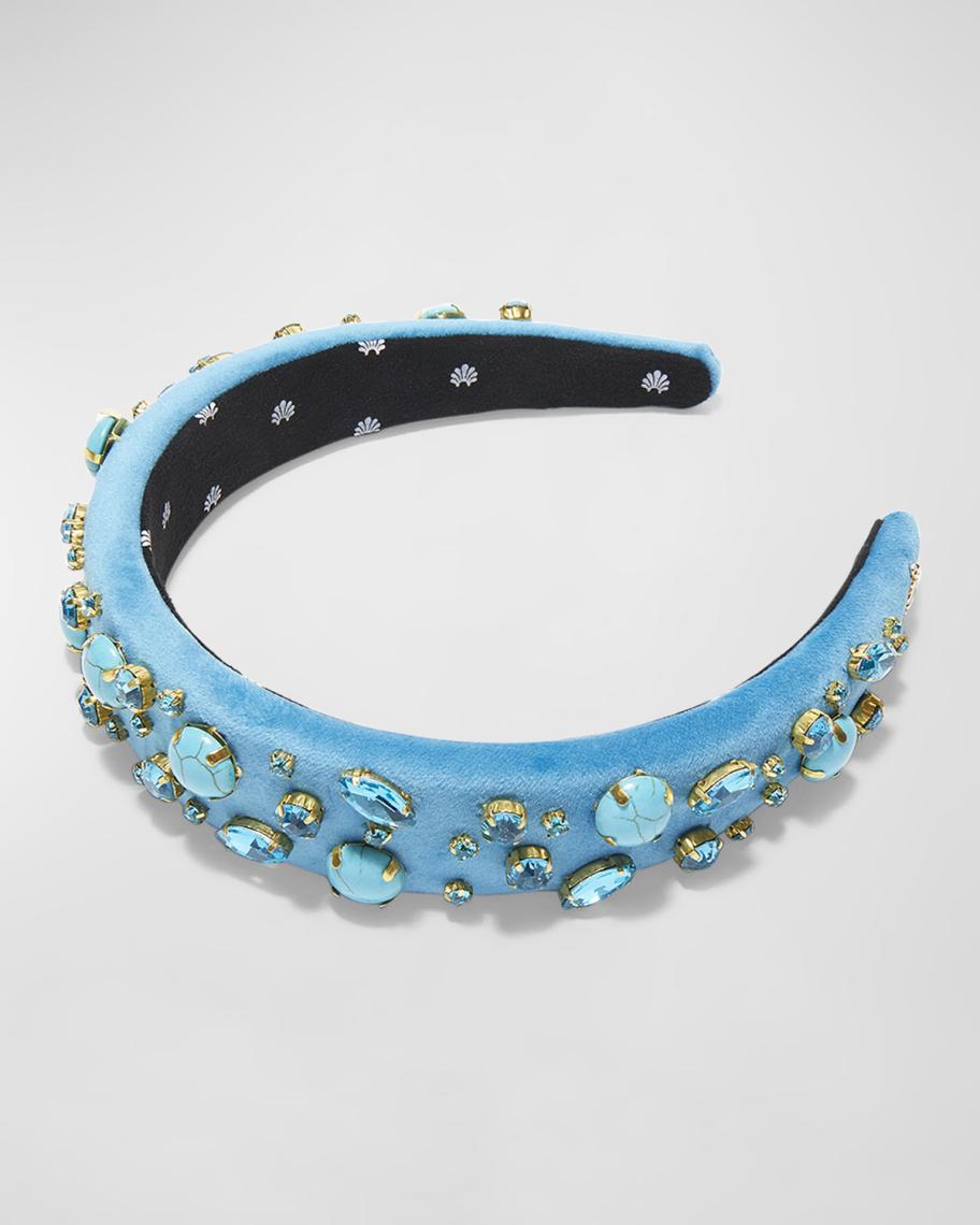 Lele Sadoughi Alice Pebble Cabochon Embellished Headband  display picture 1
