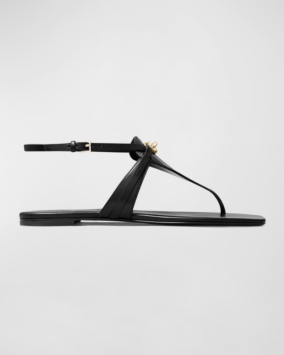 ★Tory Burch★特価で販売中！★Jessa Wedge★サンダル Tory Burch Jessa Leather Bit Chain Wedge Sandals | Neiman Marcus