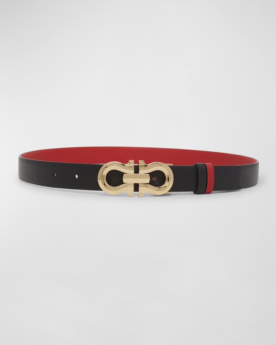 ベルト Gancio Contour leather belt Ferragamo Gancio Contour Reversible Leather Belt | Neiman Marcus