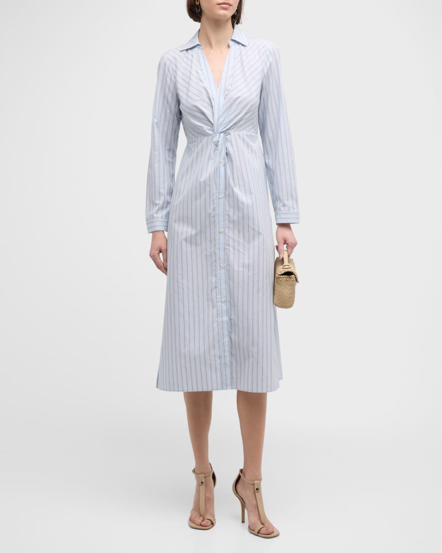 Rails Hampton Stripe Irie Midi Shirtdress | Neiman Marcus