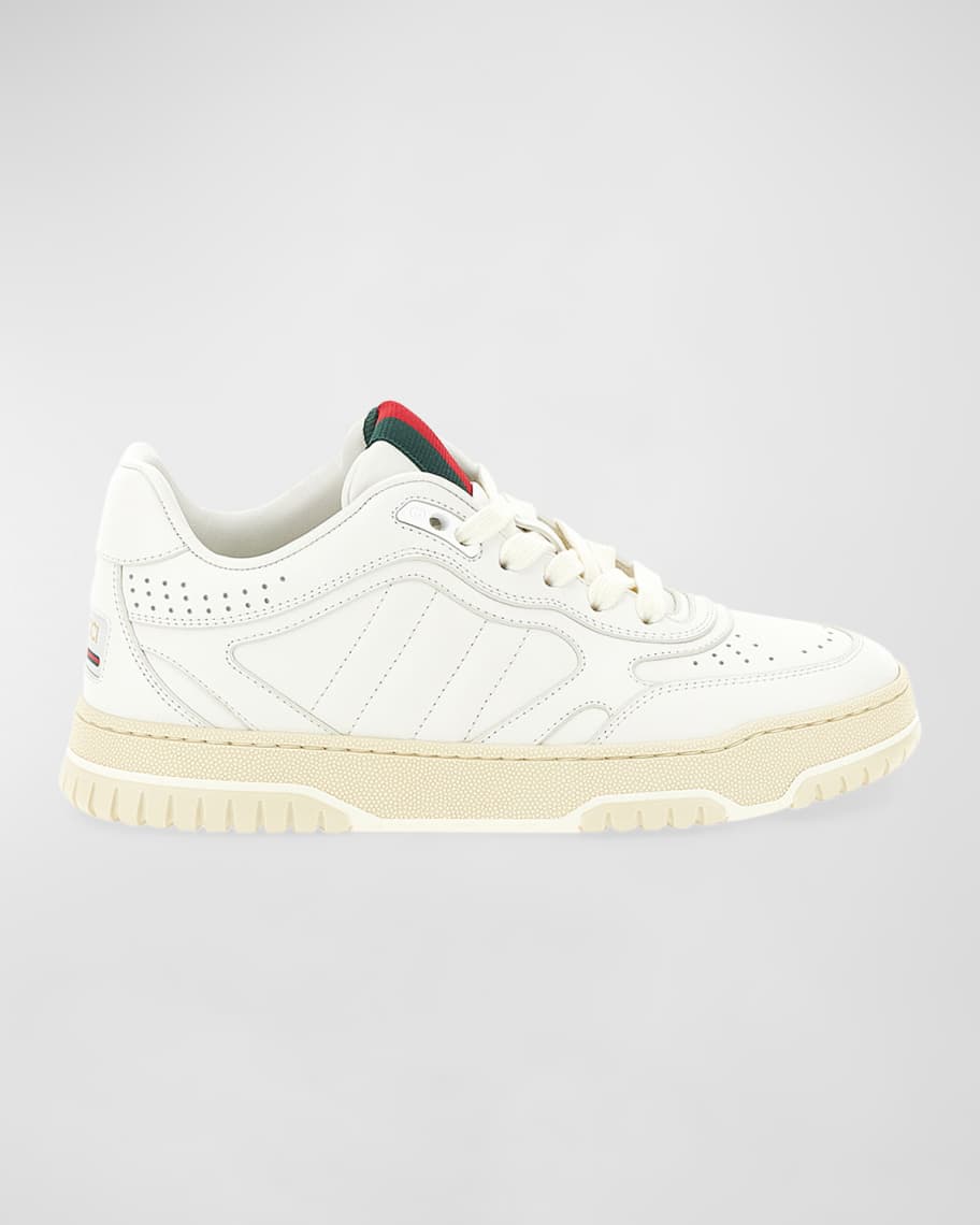 【GUCCI】WHITE LEATHER REWEB SNEAKERS 関税込み Gucci White Leather Reweb Sneakers | italist