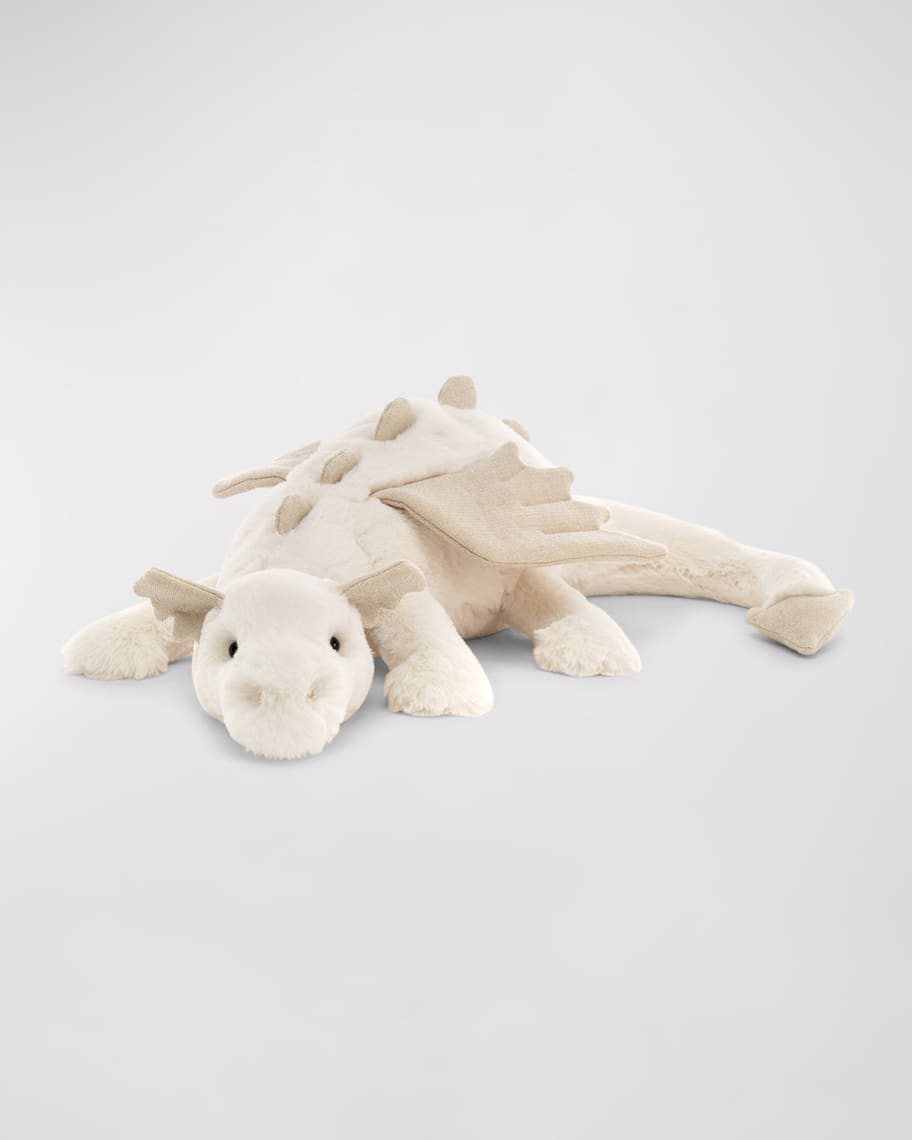 Jellycat Snow Dragon Medium Stuffed Animal Neiman Marcus