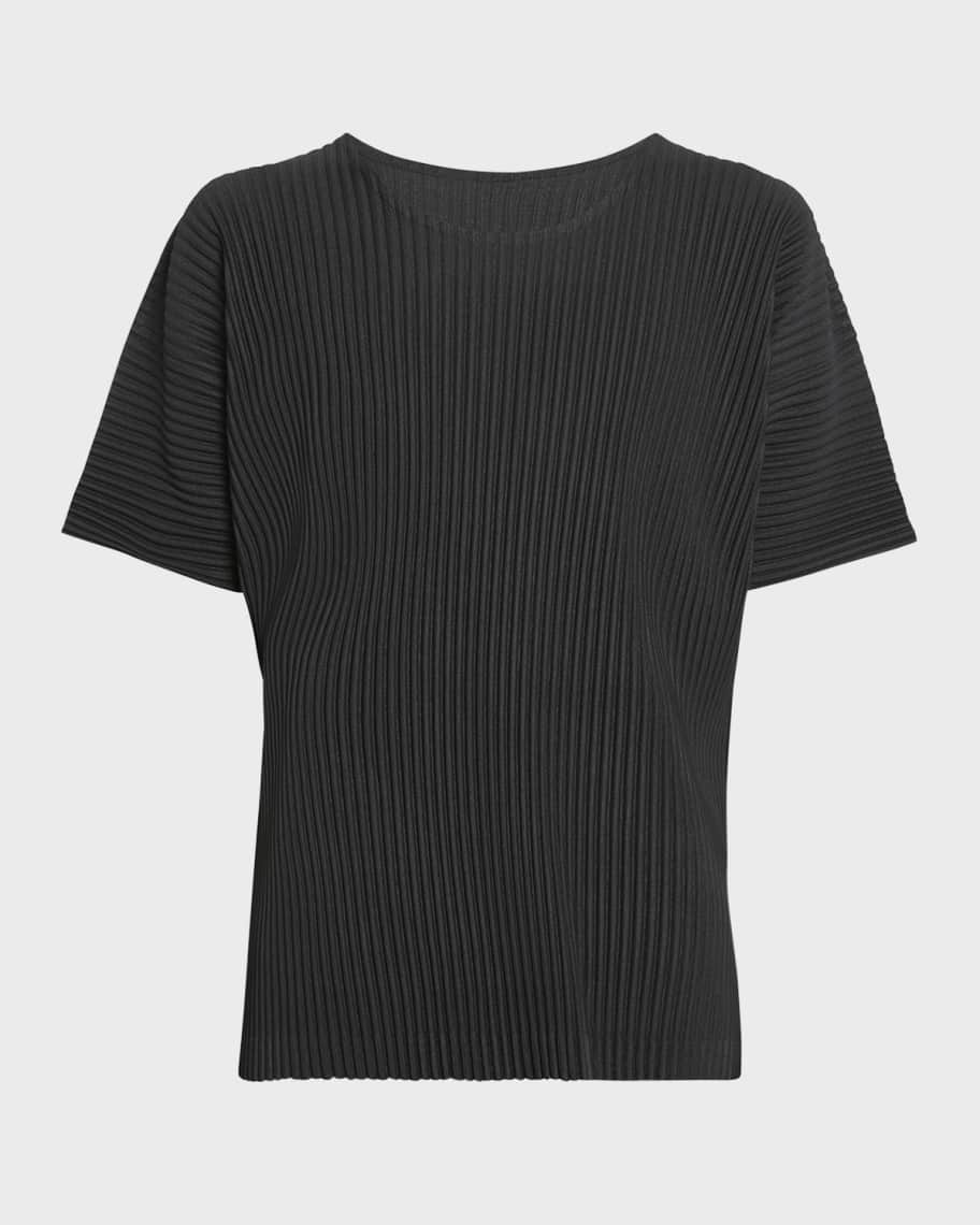 Homme Plisse Issey Miyake Men's Basics Short-Sleeve Pleated Shirt