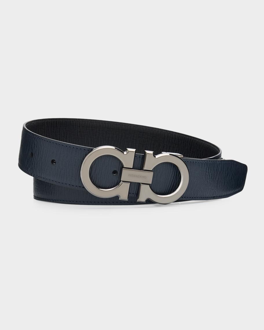Salvatore Ferragamo Skinny Leather Belt Blue Size: S Salvatore Ferragamo Blue Belts for Women for sale | eBay main image 4