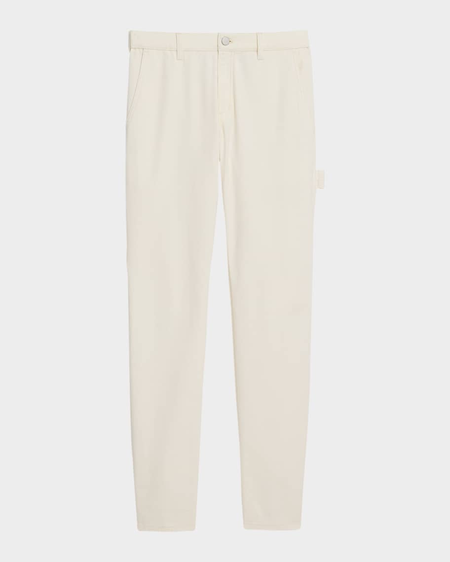 【SATIIIZ】Nape Double Nnee Carpenter Cotton Pants Kesson nylon Carpenter pants - satiiiz