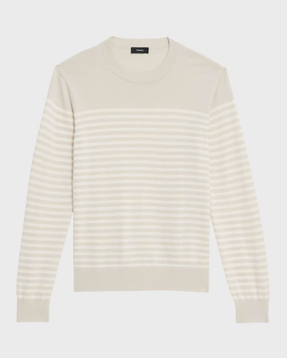Soris Tee Regal Wool Cool Heather Grey - Theory Men