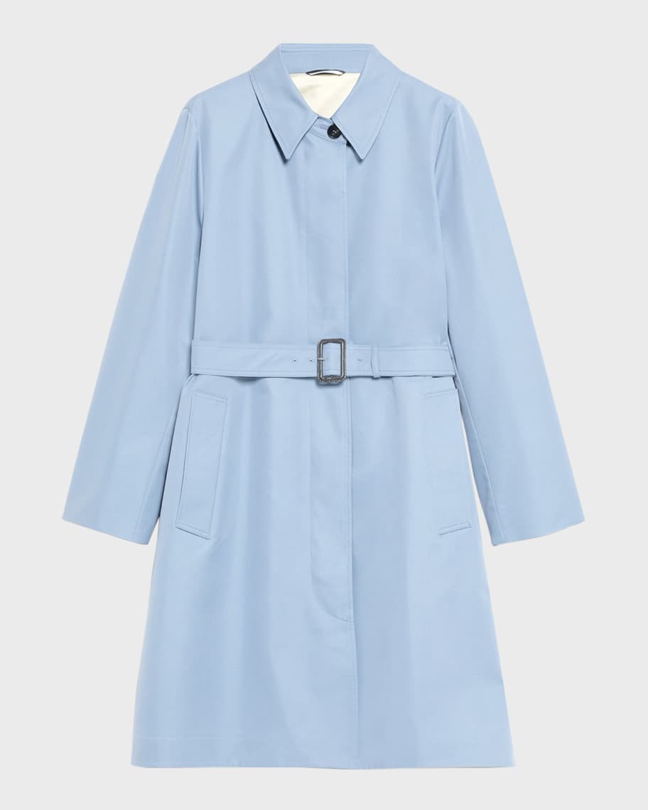 S Max Mara cotton blend coat