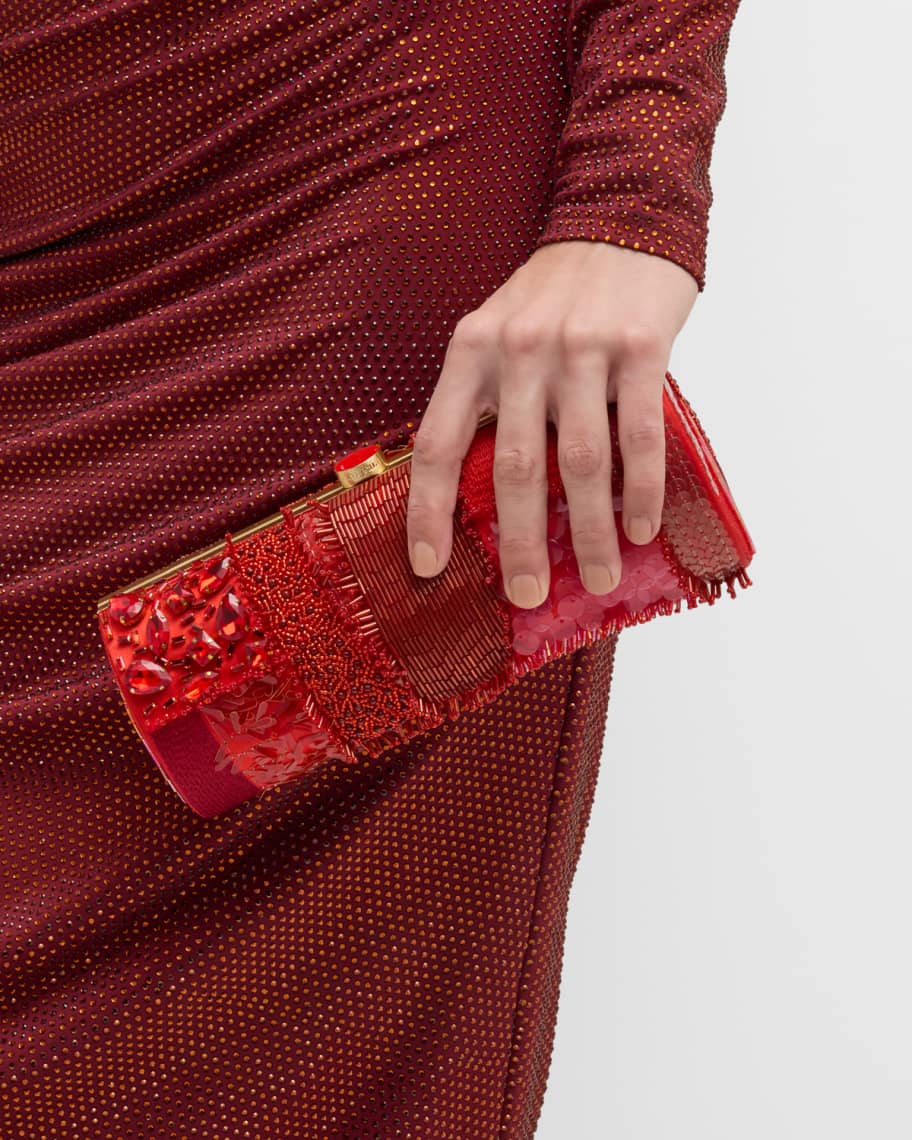 Image 3 of 6: Piper Embellished Clutch Bag
