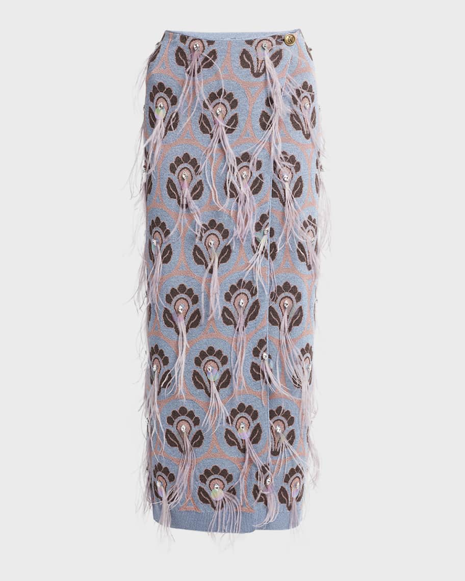 スカート ETRO FW25 Etro Skirts White (WRFA0058 99SASO9X0804) ETRO floral-print Silk Maxi Skirt | Pink | FARFETCH