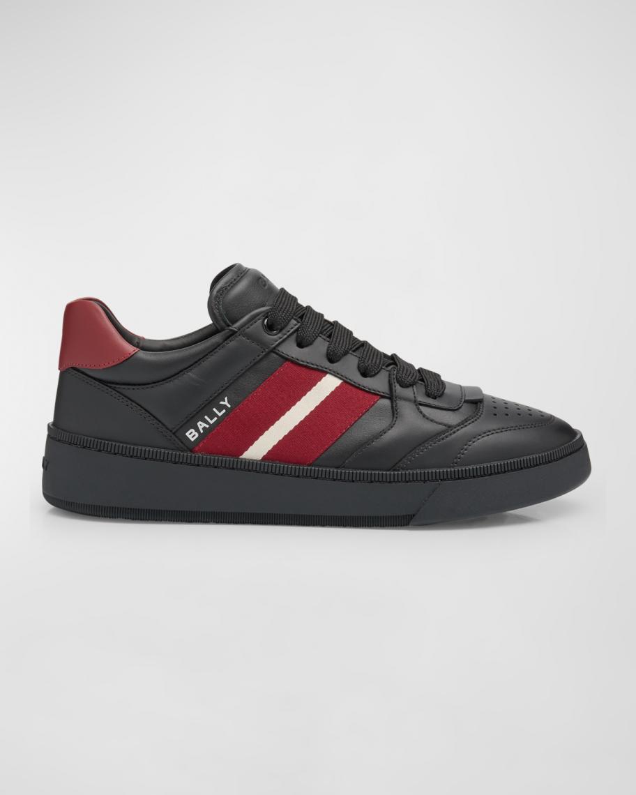 Bally Men's Rebby Low-Top Leather Sneakers | Neiman Marcus
