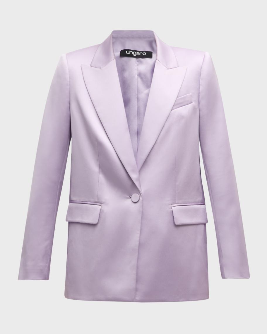 Ungaro Two-Tone Single-Button Jacket | Neiman Marcus