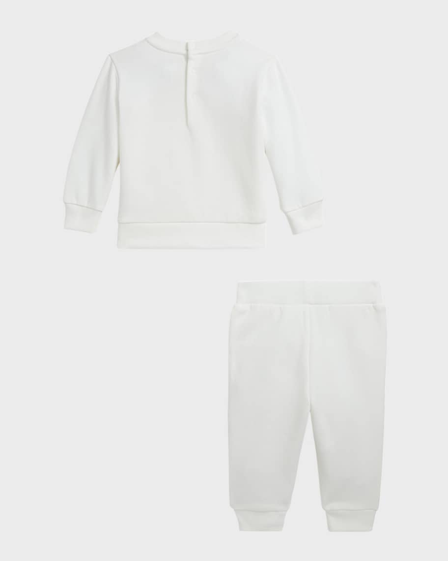 Image 2 of 2: Kid's Magic Fleece Long-Sleeve Bear and Pants Set, Size 3M-24M