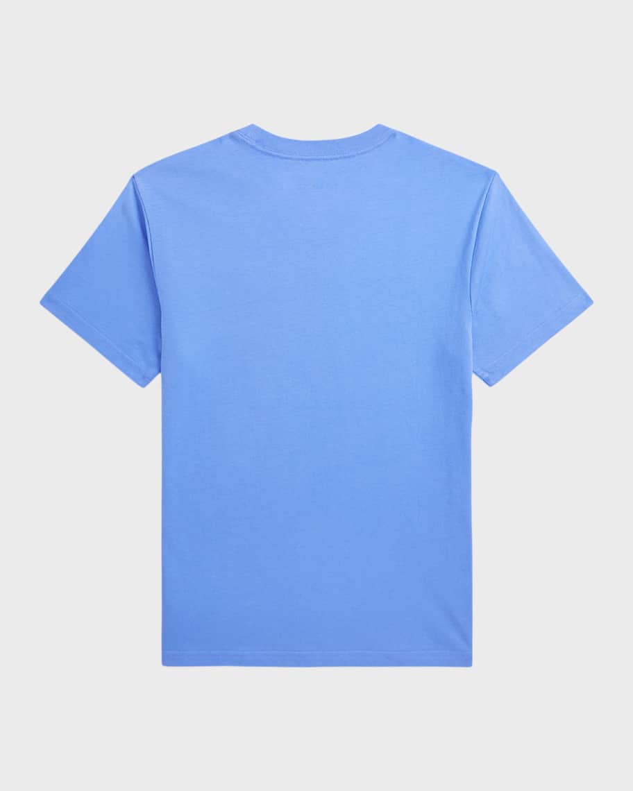 Image 2 of 2: Boy's Dog Printed Short-Sleeve Jersey T-Shirt, Size S-L