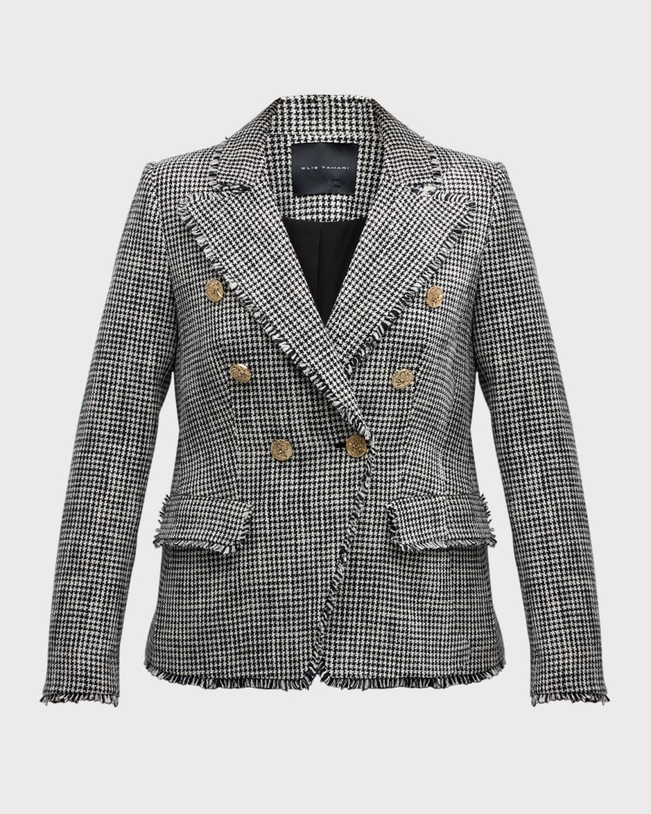 Tahari cheap houndstooth jacket