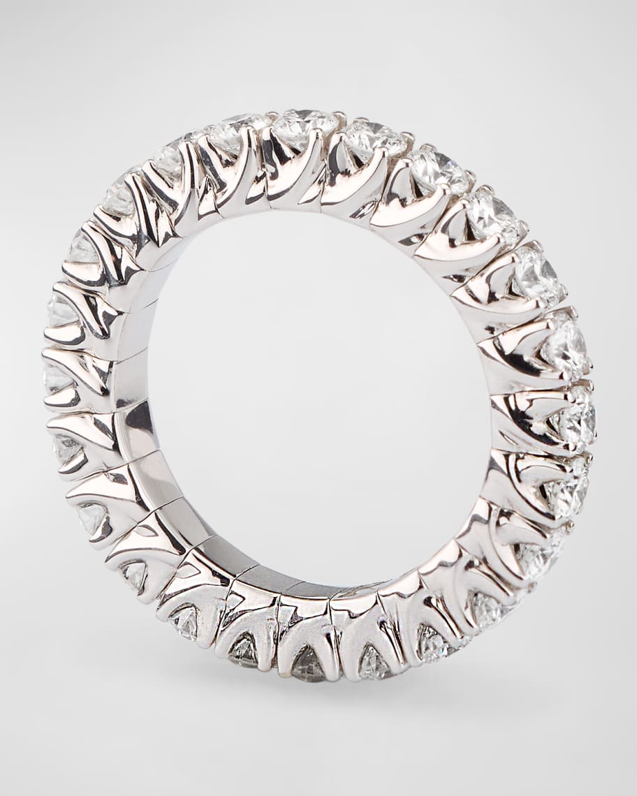 Image 3 of 5: 18K White Gold Xpandable™ Diamond Ring, Size 6.5 - 9.5