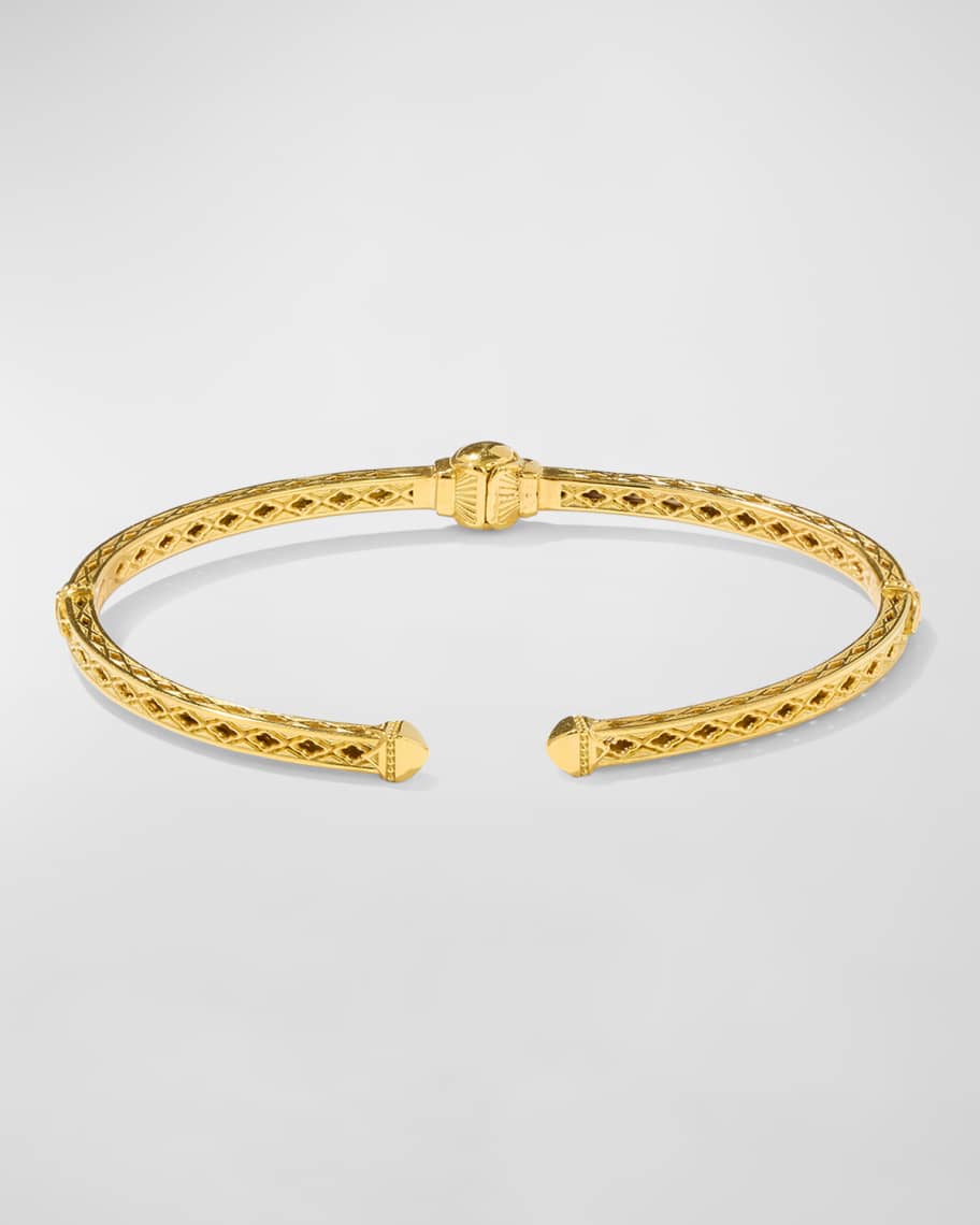 Konstantino 18K Yellow Gold Sphinx Cuff Bracelet | Neiman Marcus