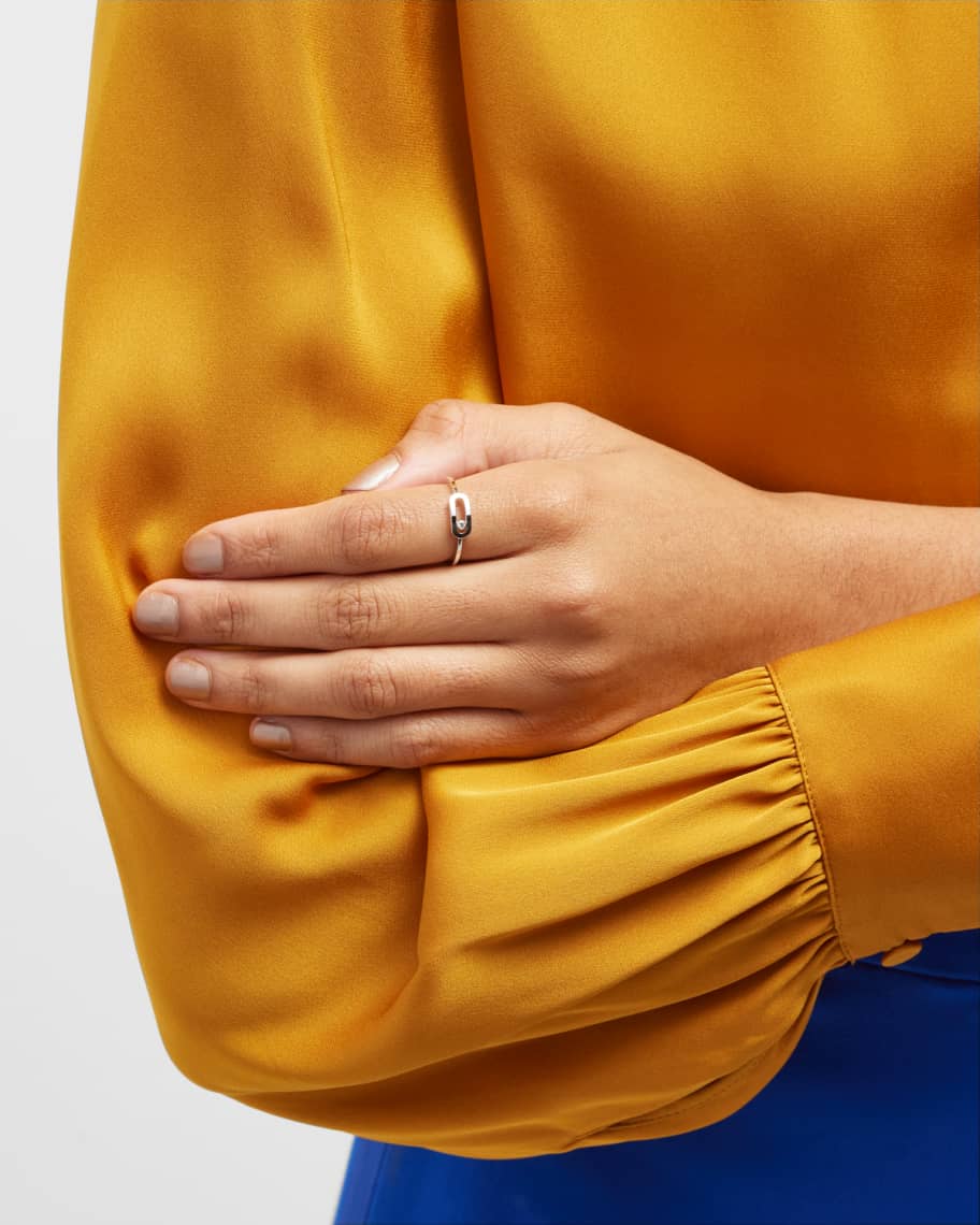 Image 2 of 5: Move Uno 18K White Gold 1-Diamond Ring