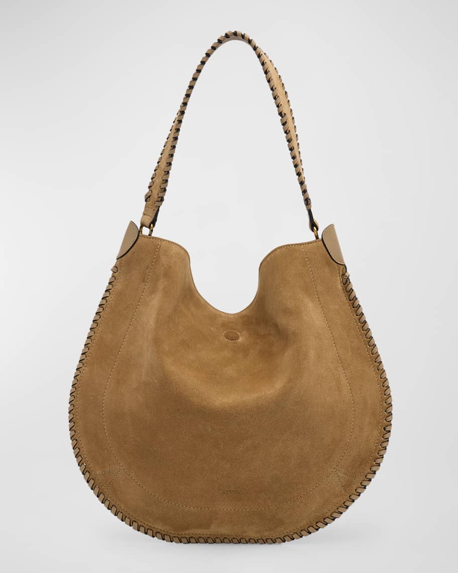 Isabel Marant Oskan Braided Leather Hobo Bag Neiman Marcus