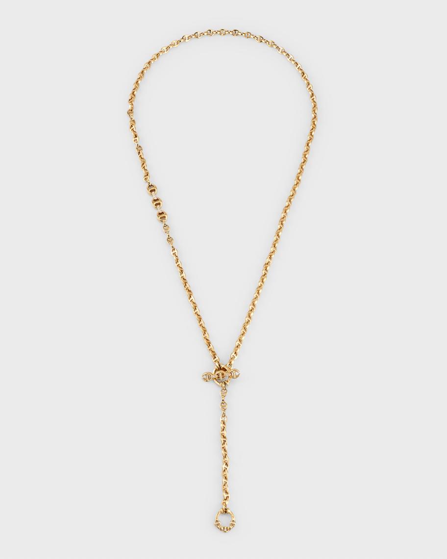 Hoorsenbuhs 18K Yellow Gold Diamond Open-Link Chain Necklace