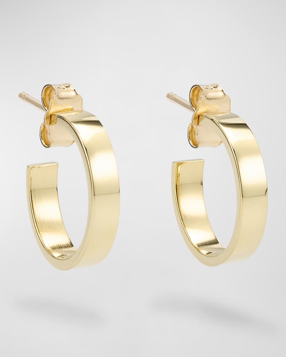 Jennifer Meyer 18k Yellow Gold Mini Ellen Hoop Earrings