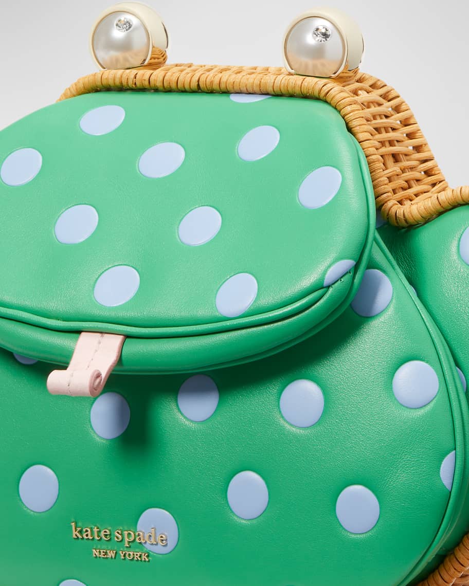 Image 3 of 5: lily 3d frog polka dot crossbody bag
