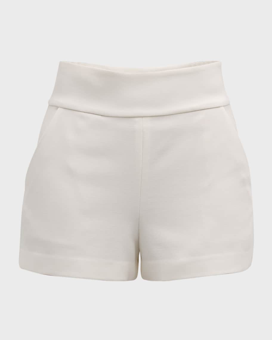 Alice + Olivia Donald High-Waist Shorts