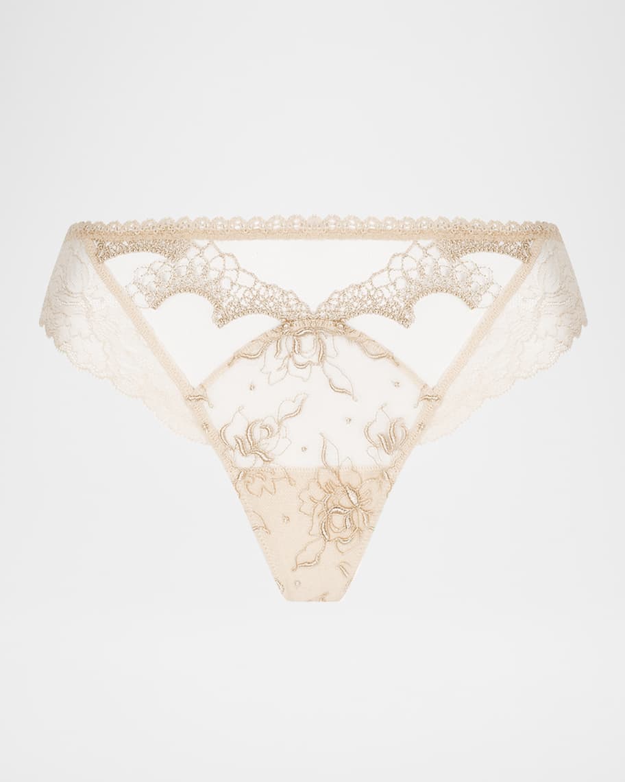 【LISE CHARMEL】新作ショーツ★PRINCESSE IRIS★SLIP FANTAISIE Lise Charmel Princess Iris Thong - Trouss