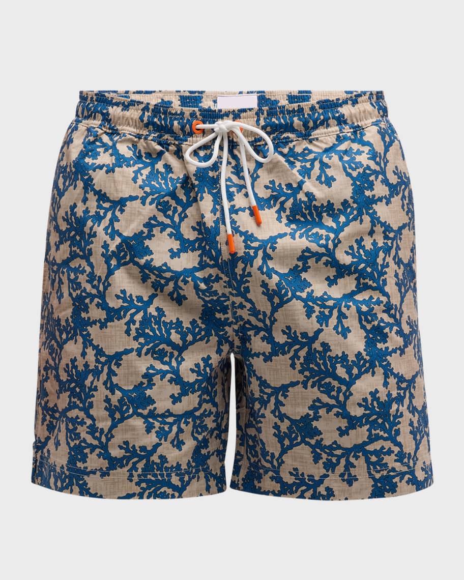 Sporchid Black Printed Swim Shorts