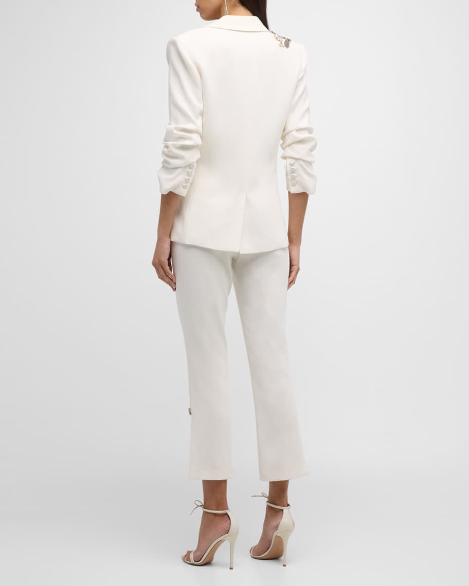 Image 3 of 6: Kylie Diamond Daisies Embellished Jacket