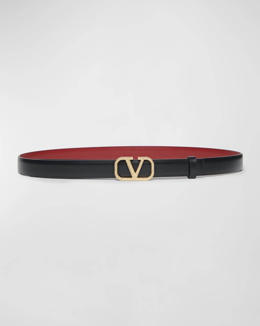 ベルト VALENTINO SS25 \"VLOGO SIGNATURE\" BELT (6W2T0SM3IYR 0NO) Valentino Garavani Reversible Vlogo Signature Belt | Saks