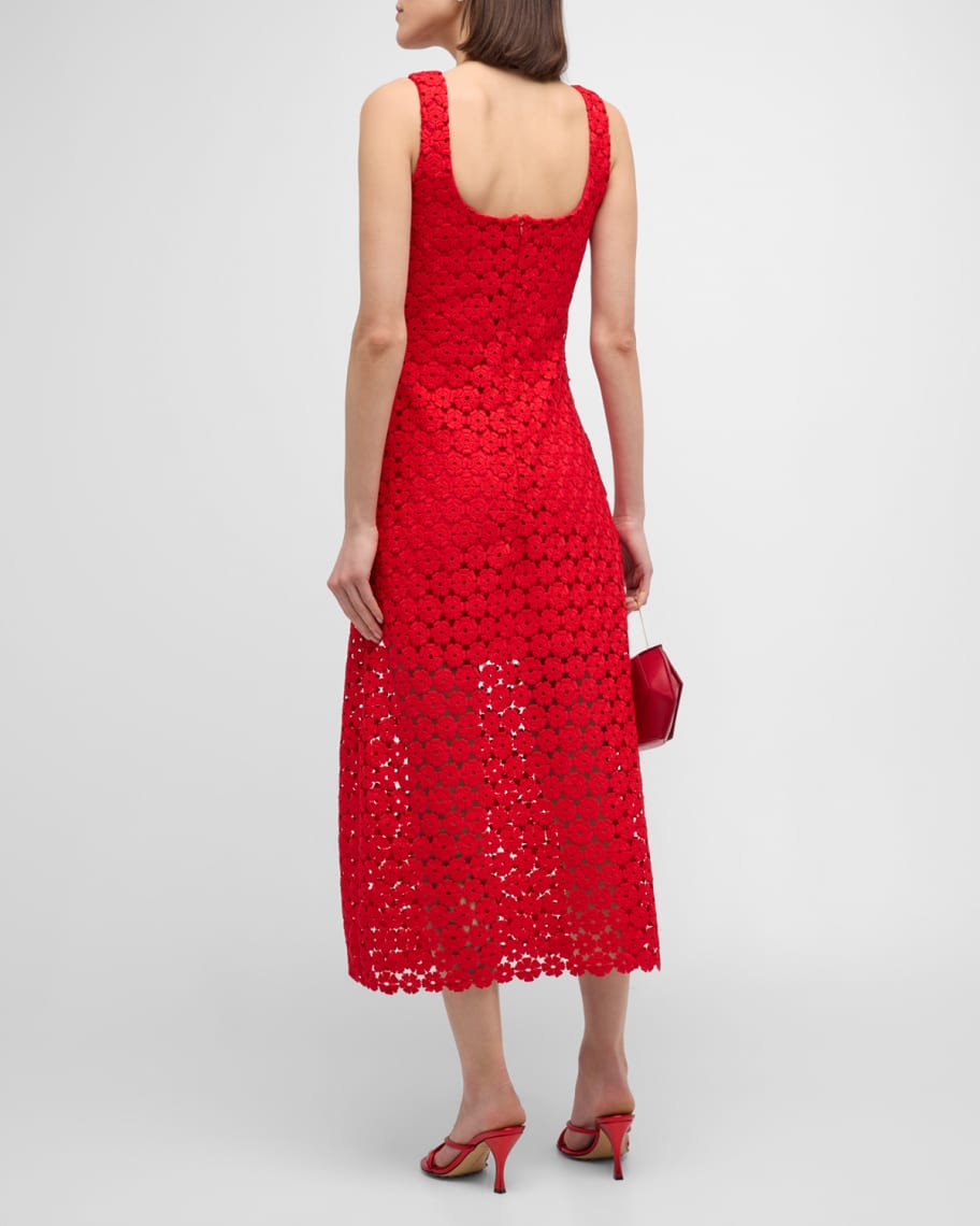 Image 3 of 6: Jill Flower Lace Maxi Dress