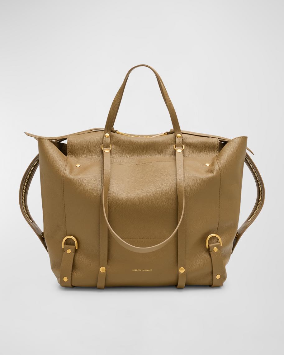 Rebecca Minkoff Surplus Zip Leather Tote Bag | Neiman Marcus